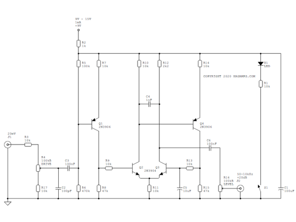 Distort - Transistor Overdrive Pedal